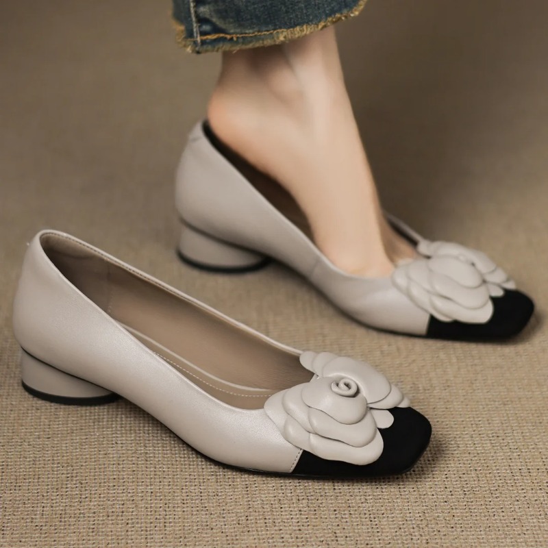 Women'S Fashion Line - Plus size 34-41 women's sheepskin mix