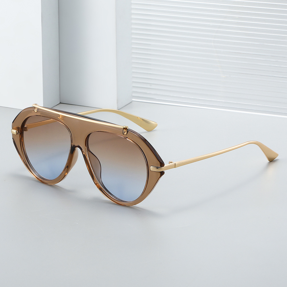 Women'S Fashion Of The 70S - New Oversized Pilot Sunglasses Unisex –