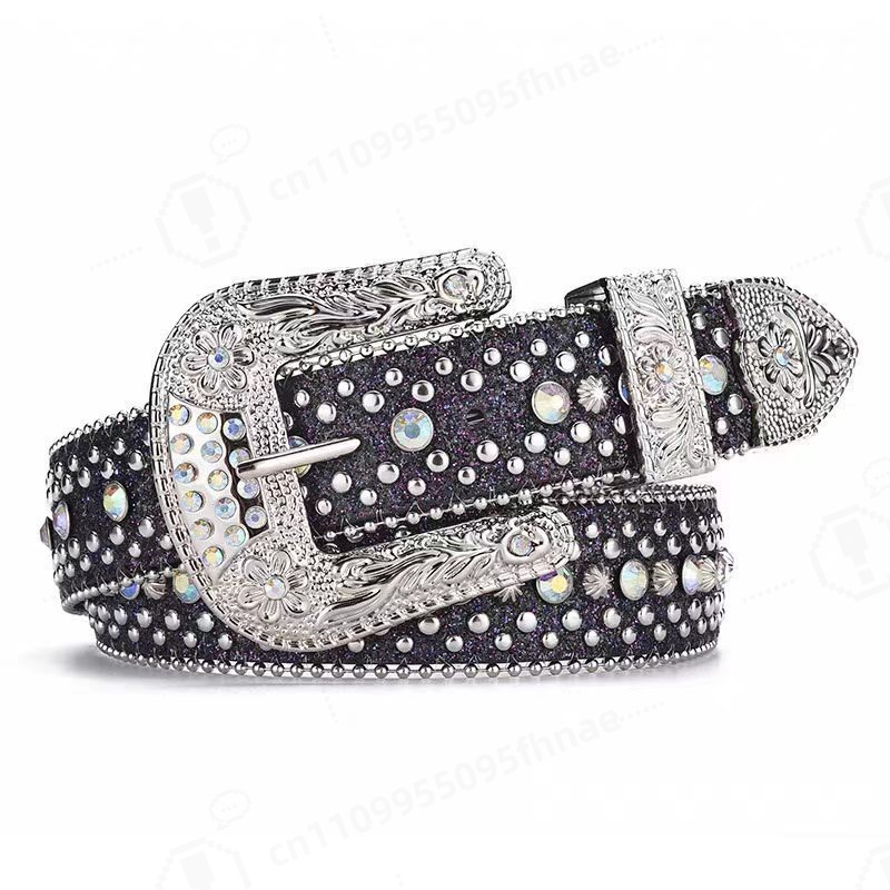 Fashion Women Belt - Y2K Style Rhinestone Belt For Women