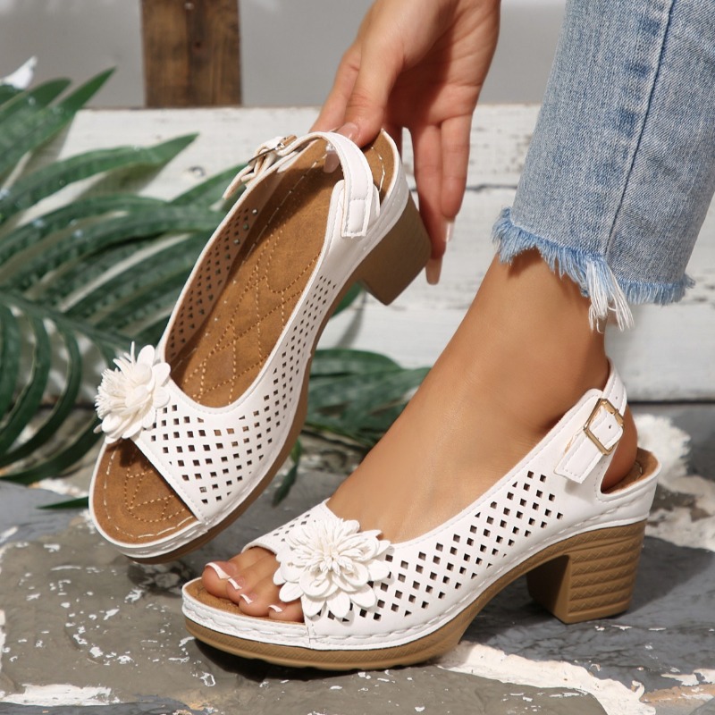 Women Chunky Heel Sandals Summ - огляд і ціна Women'S Fashion Walking Shoes