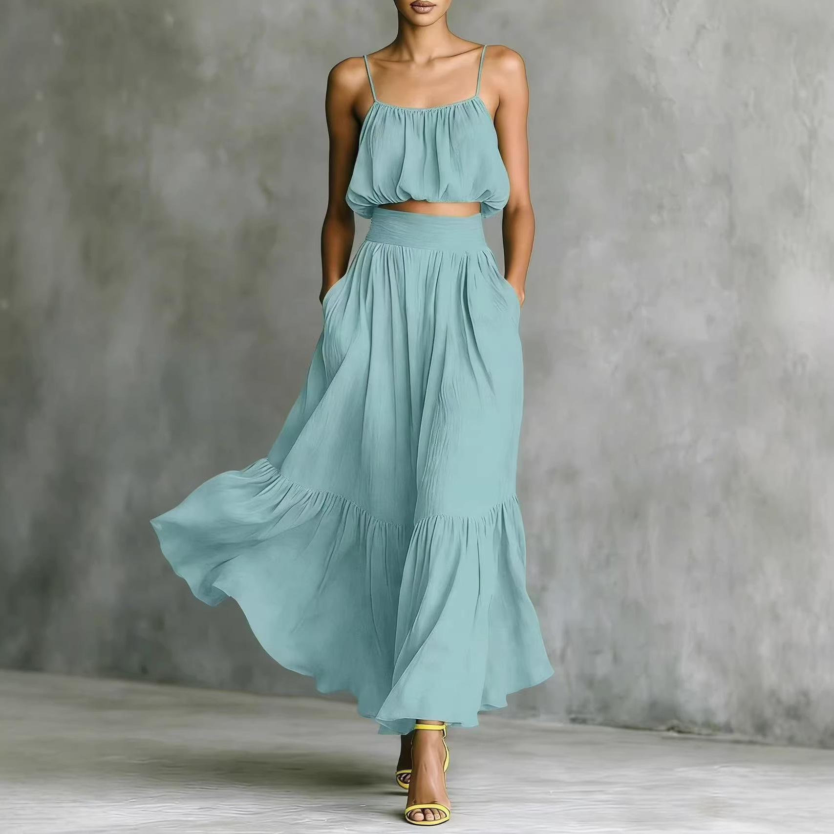 Women Summer 2 Piece Outfits R - огляд і ціна Maxi Dress Boho