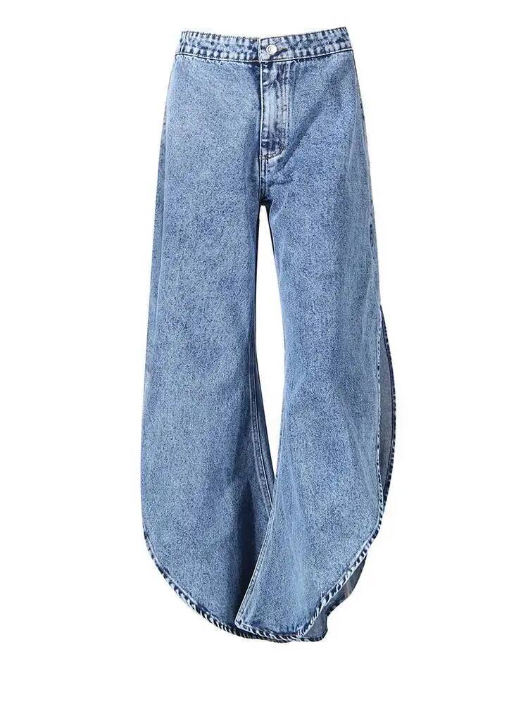 Ruffles Tank Blue Top Wide Leg - огляд і ціна Women'S Fashion Overalls