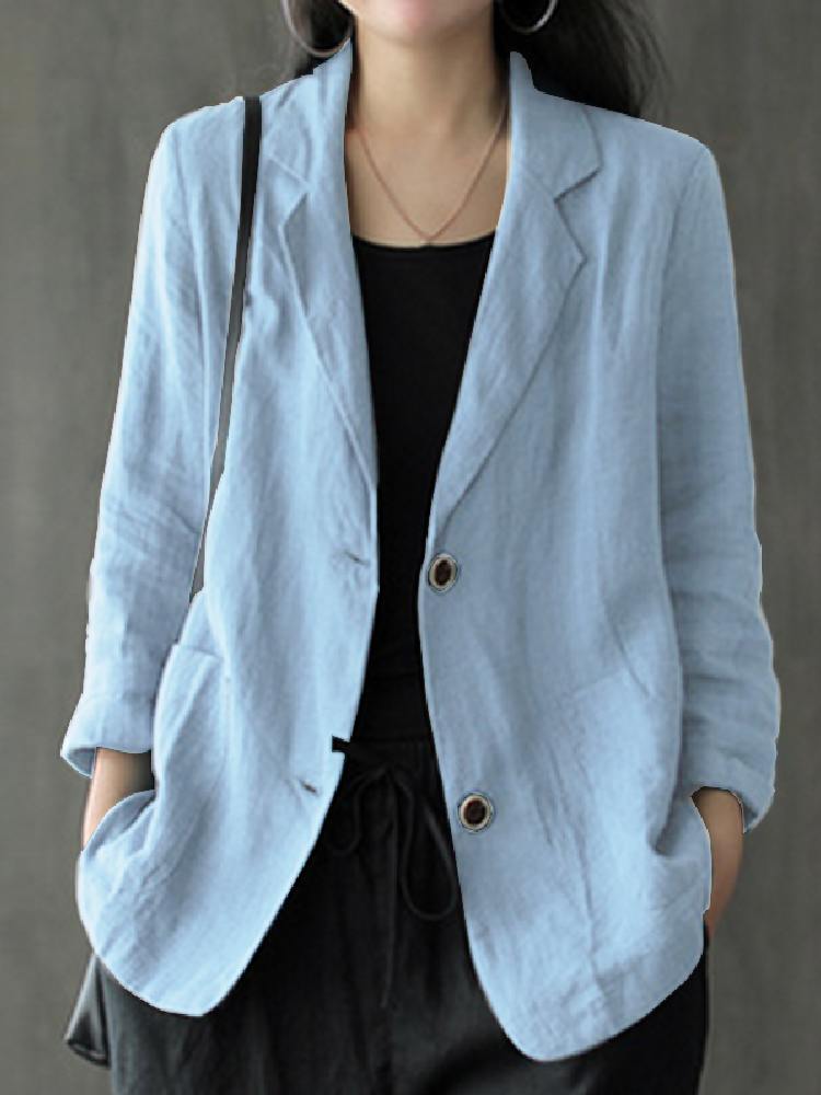 Elegant Solid Blazer Women Aut - огляд і ціна Blazer Women Oversized