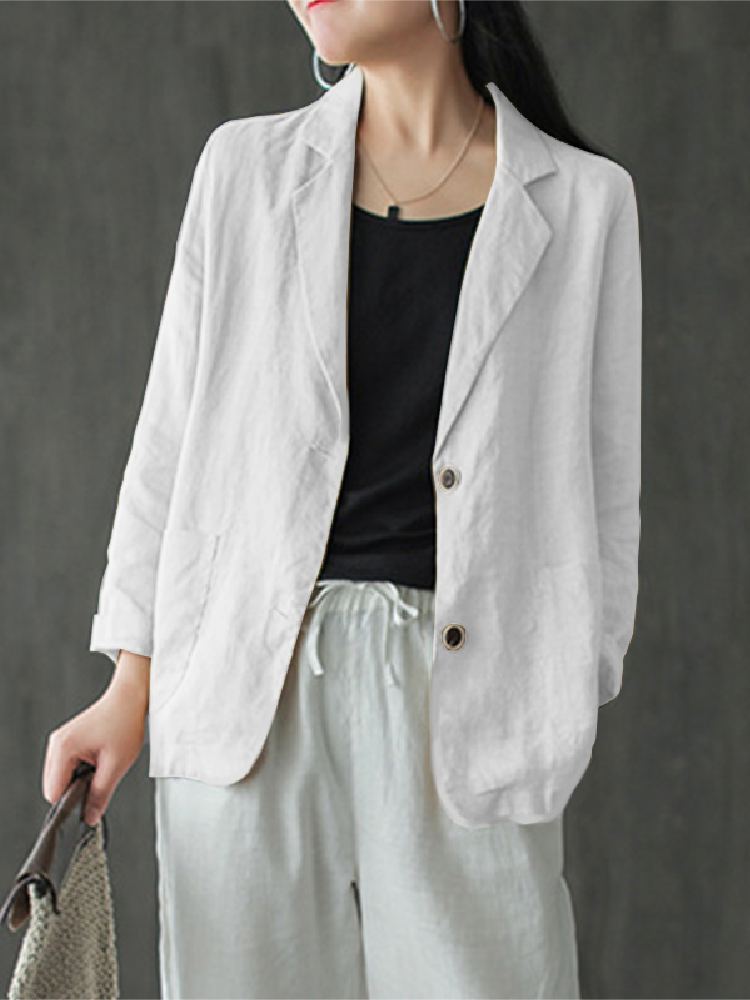 Elegant Solid Blazer Women Aut - огляд і ціна Blazer Women Oversized