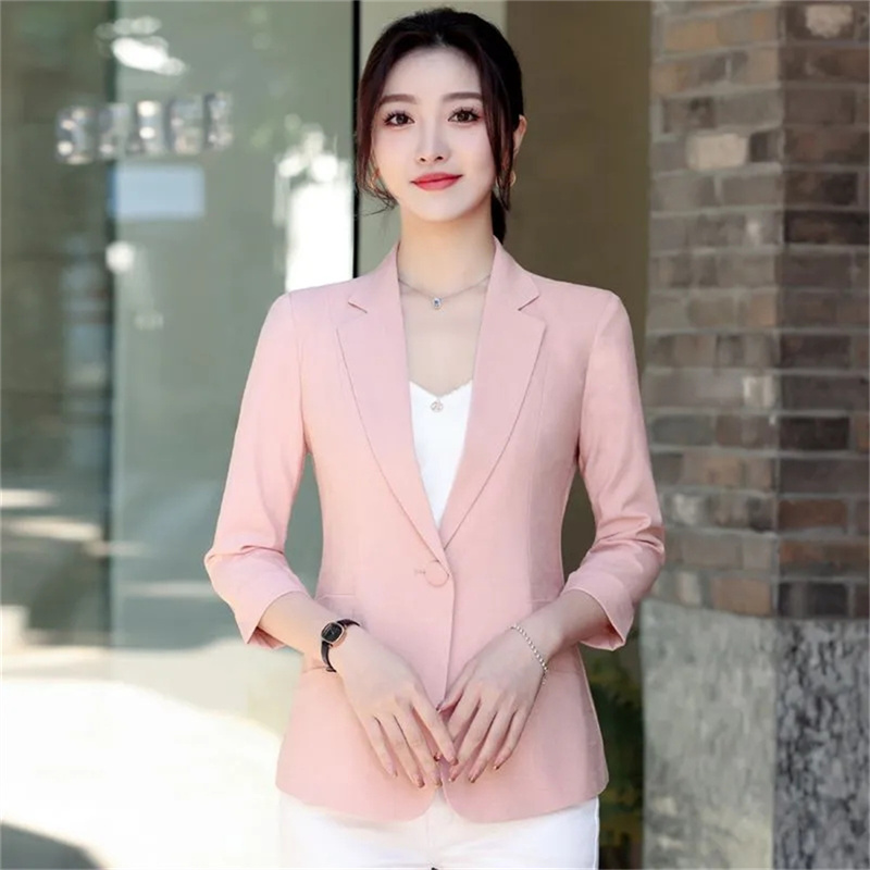 Elegant Women's Stripe 3/4 sle - огляд і ціна Blazer Women Oversized