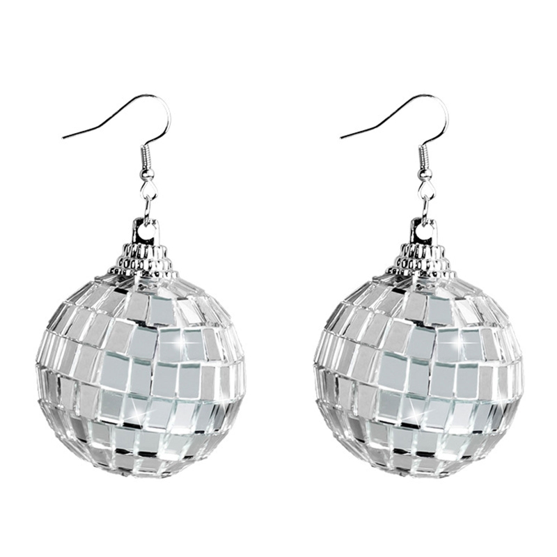 31BB Disco Ball Earrings Dangl - огляд і ціна Women'S Fashion Of The 70S
