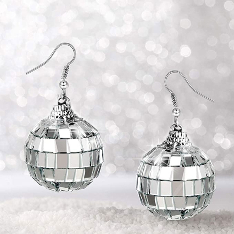 31BB Disco Ball Earrings Dangl - огляд і ціна Women'S Fashion Of The 70S