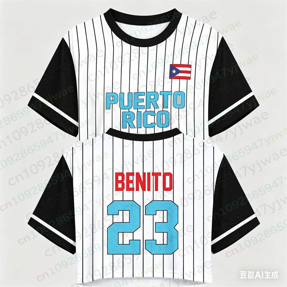 Puerto Rico Crop Top Jersey Pu - огляд і ціна Women'S Fashion Rugby Top