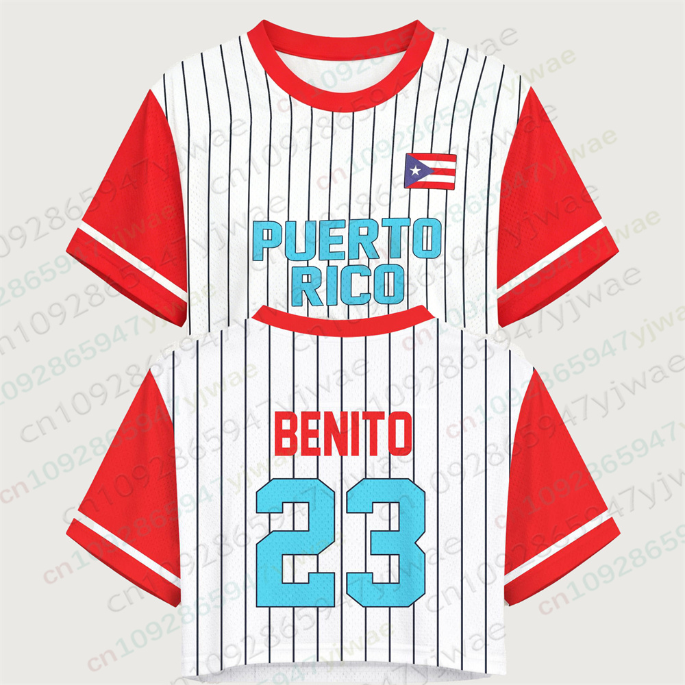 Puerto Rico Crop Top Jersey Pu - огляд і ціна Women'S Fashion Rugby Top