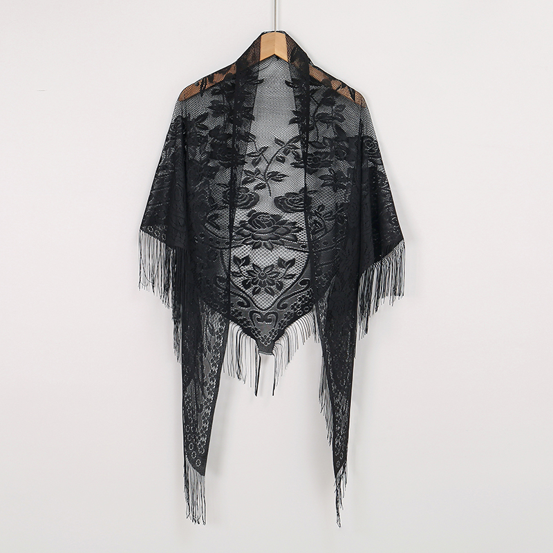 New Embroidery Lace Scarf Shaw - огляд і ціна Women'S Fashion Poncho