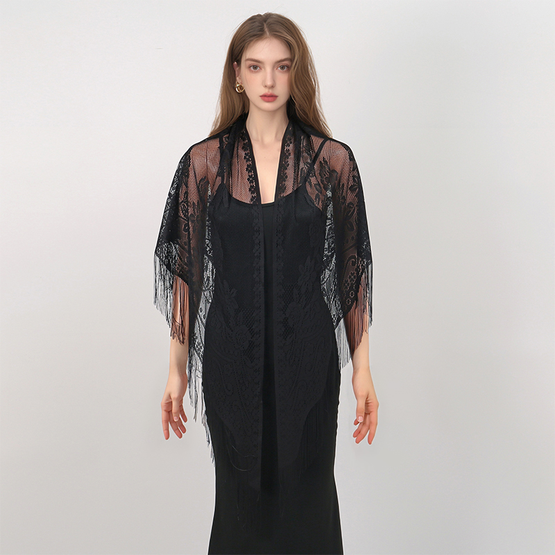 New Embroidery Lace Scarf Shaw - огляд і ціна Women'S Fashion Poncho