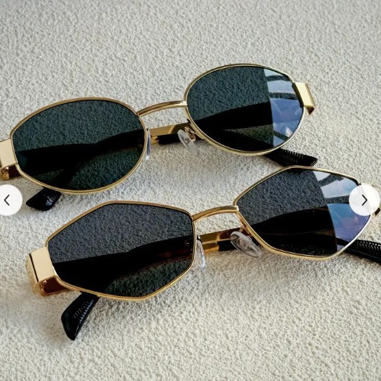 Trendy Round Frame Metal Sungl - огляд і ціна Women'S Fashion Eyewear