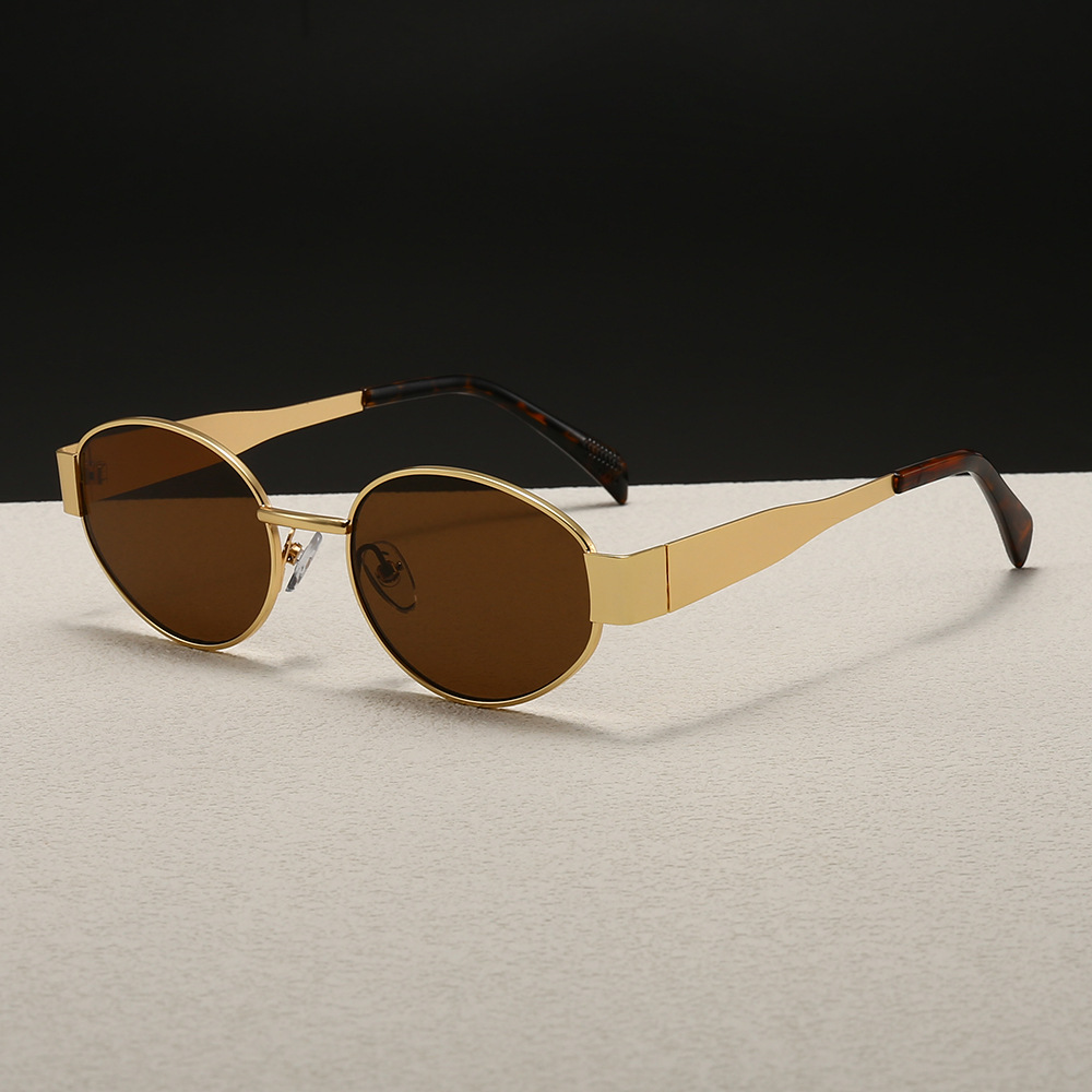 Trendy Round Frame Metal Sungl - огляд і ціна Women'S Fashion Eyewear