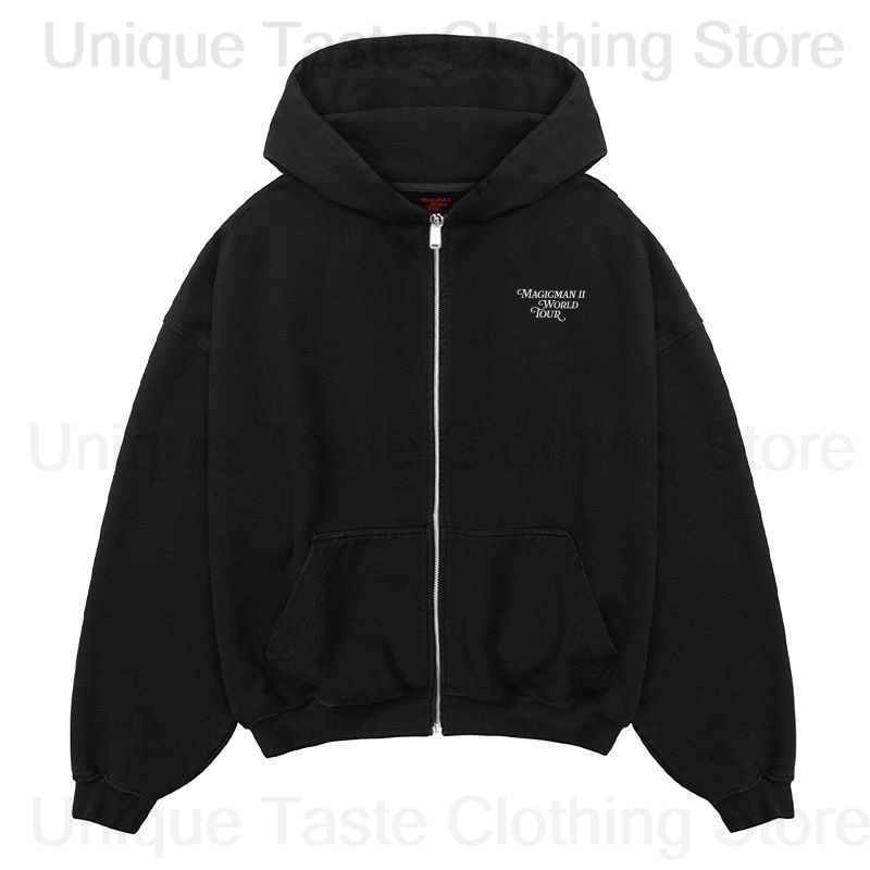 Jackson Wang MAGICMAN 2 Same Z - огляд і ціна Women'S Fashion Zip Up Hoodies