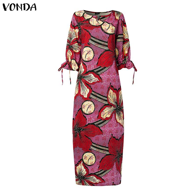 VONDA Plus Size Women Bohemian - огляд і ціна Maxi Dress Boho