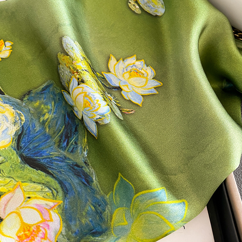 100% Real Silk Scarf Fashion B - огляд і ціна Women'S Fashion Poncho