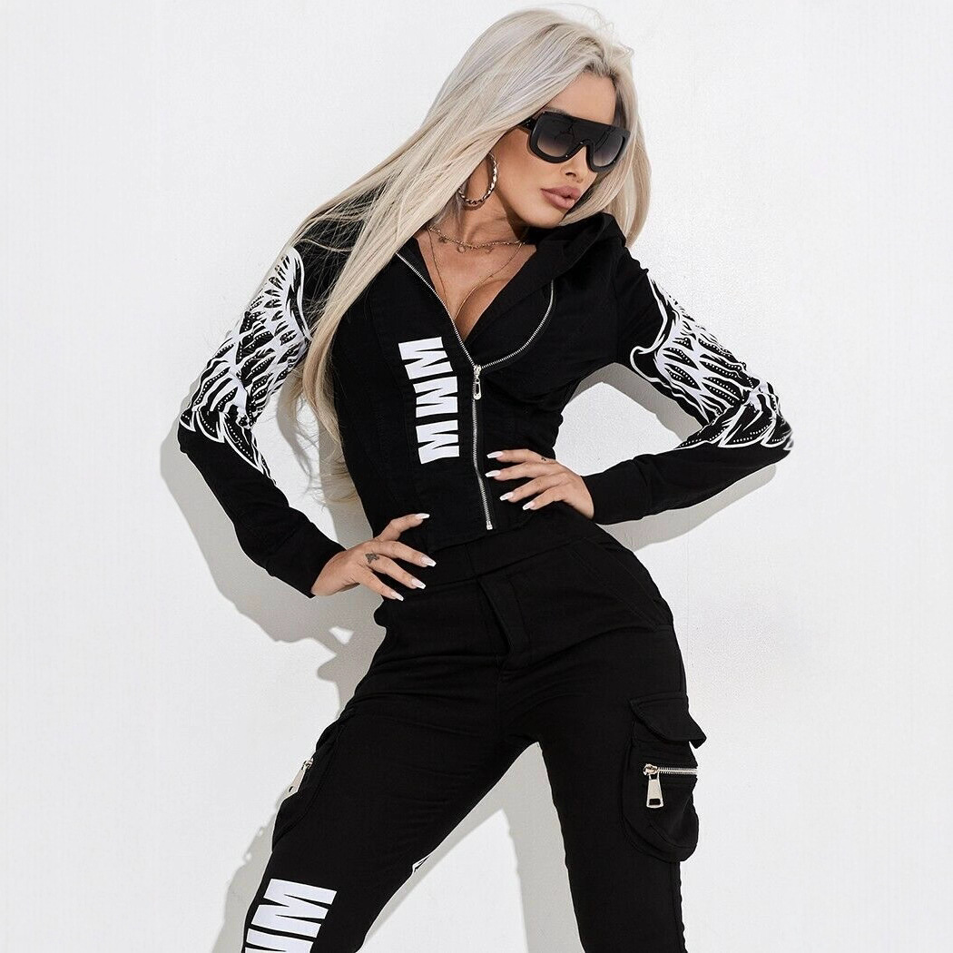 Fashion Tracksuit for Woman 20 - огляд і ціна Women'S Fashion Zip Up Hoodies