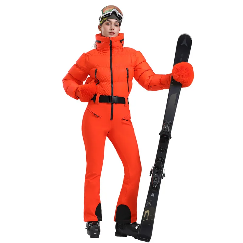 2025 One Piece Skiing Suits Fe - огляд і ціна Women'S Fashion Overalls