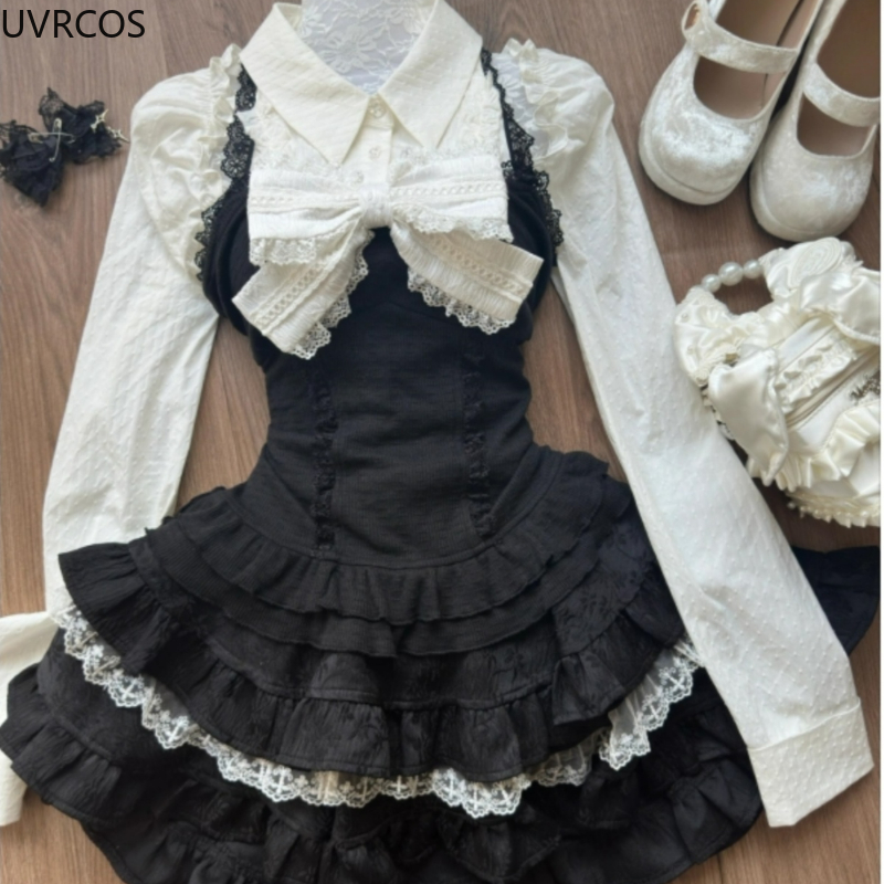 Y2k Aesthetic Lolita Style 3 P - огляд і ціна Women'S Y2K Fashion Aesthetic