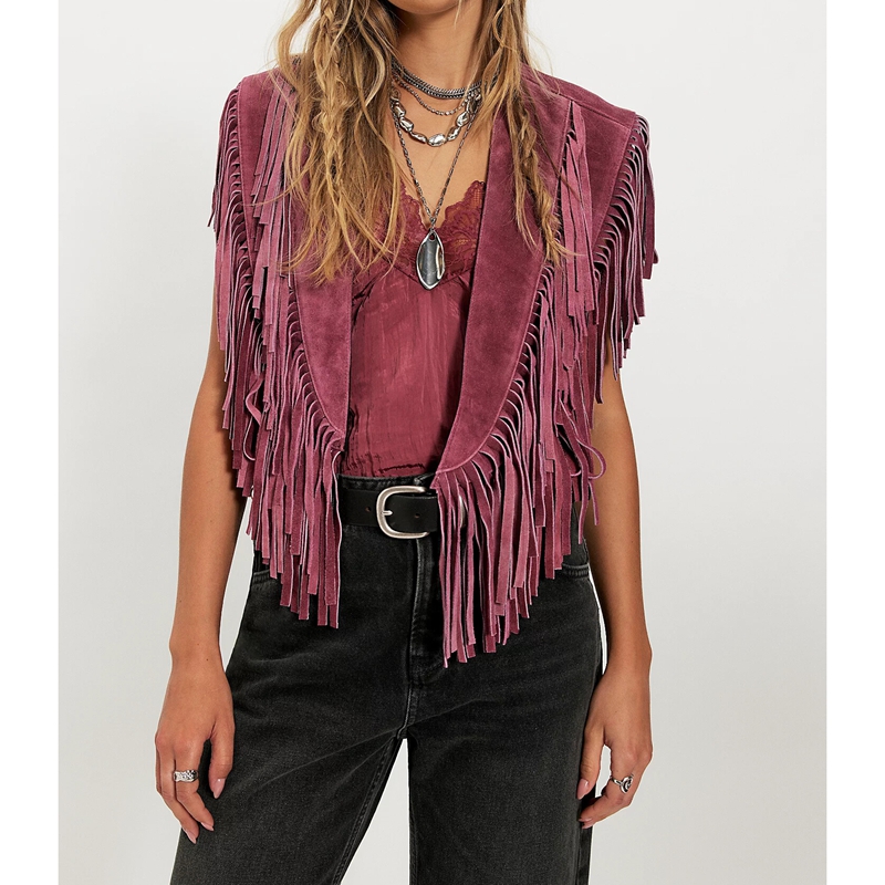 Women's Y2k Vintage Suede Vest - огляд і ціна Women'S Fashion Of The 70S