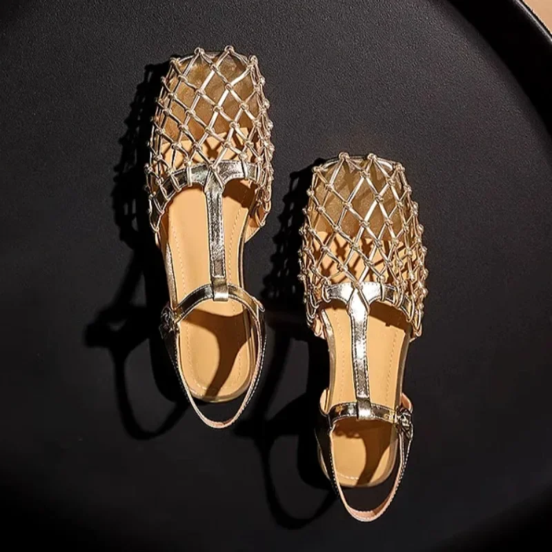 Women Weave Mesh Sandals Squar - огляд і ціна Women'S Fashion Trends Summer 2025