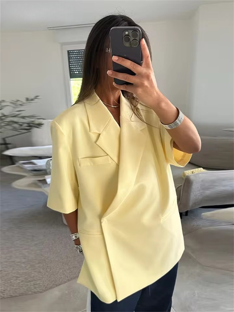 Women's Suit Jackets Loose Lap - огляд і ціна Blazer Women Oversized