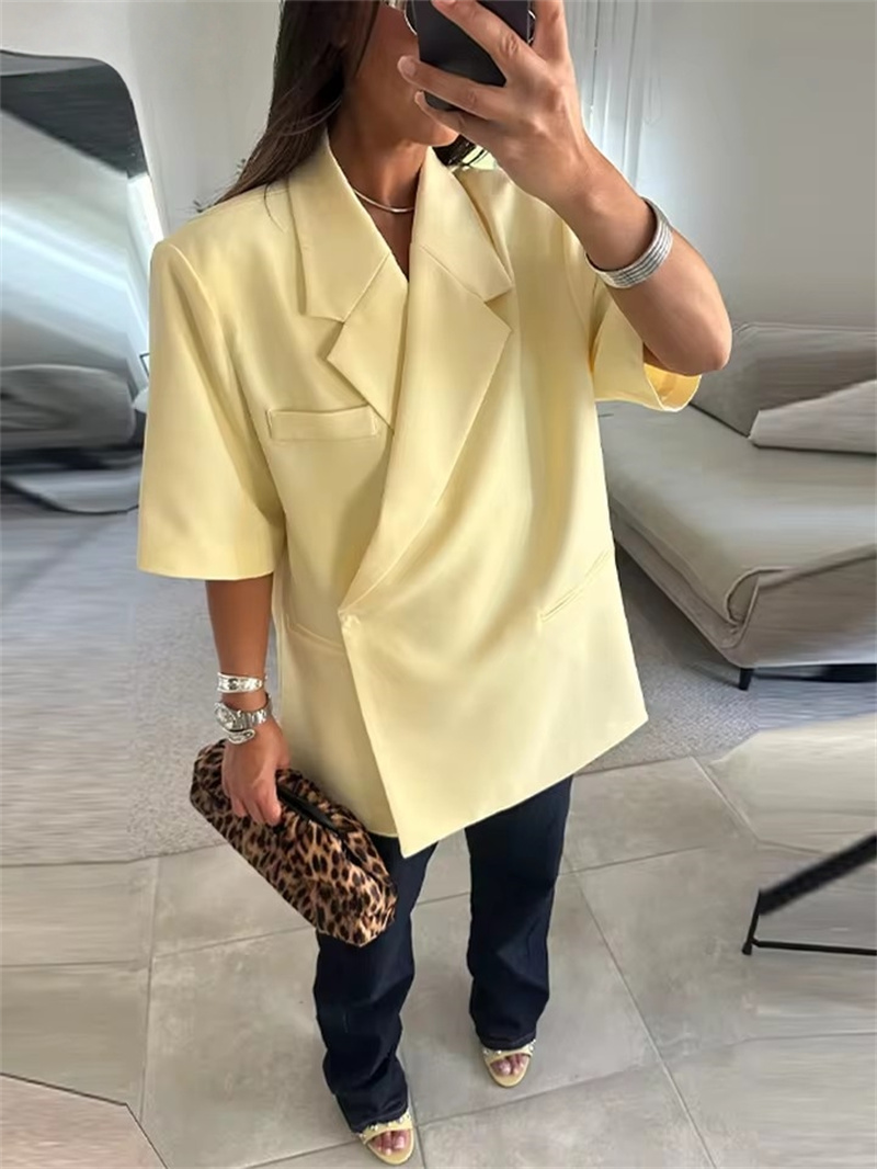 Women's Suit Jackets Loose Lap - огляд і ціна Blazer Women Oversized
