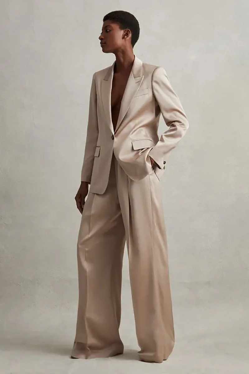 Allingentle Silk Satin Women S - огляд і ціна Blazer Women Oversized