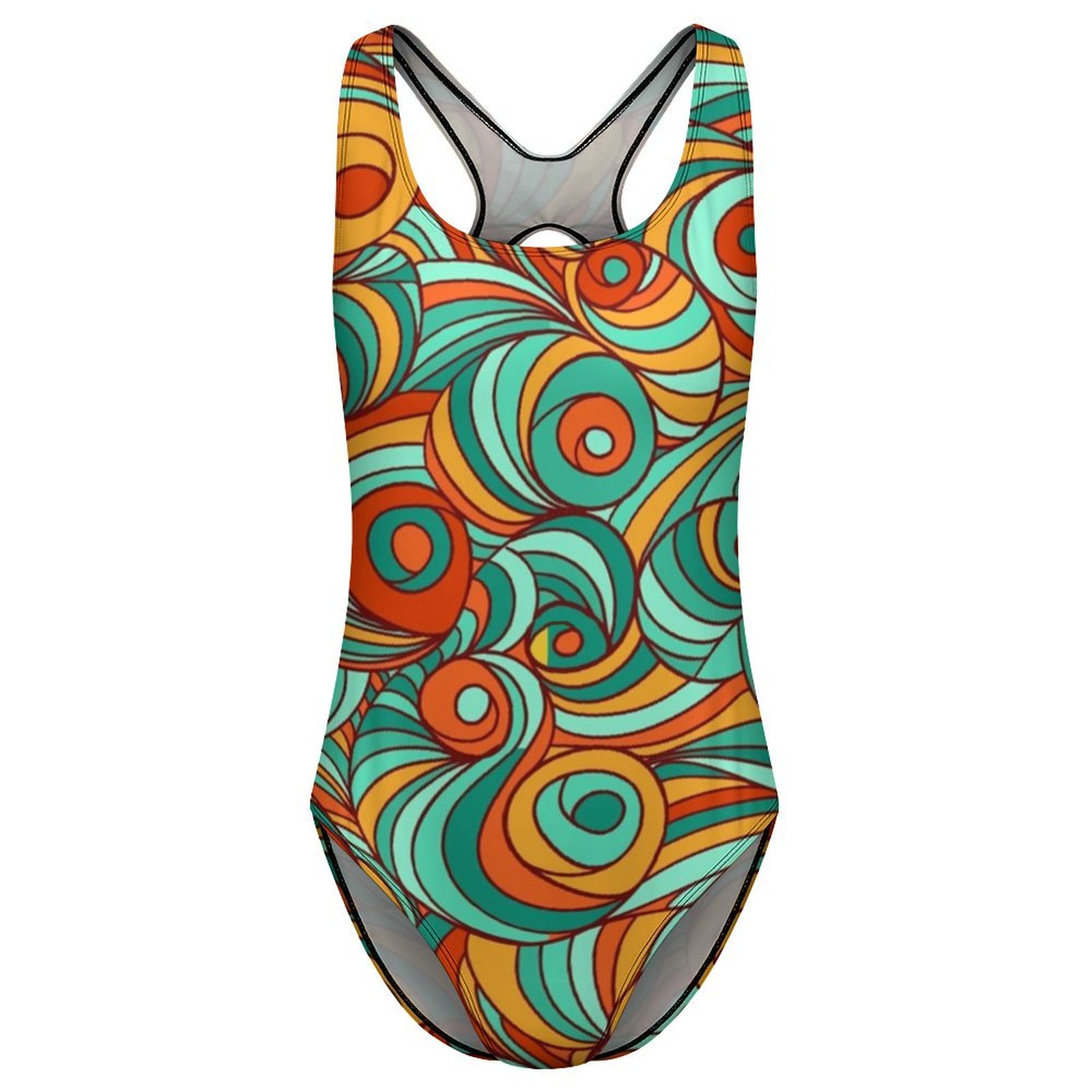 Swirling Retro 70S Swimsuit Se - огляд і ціна Women'S Fashion Of The 70S