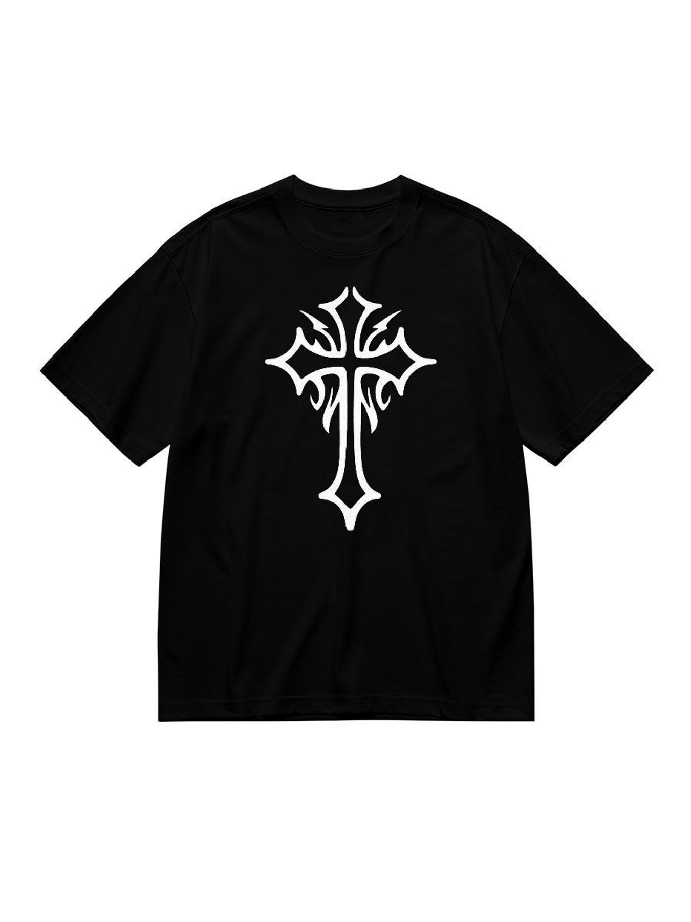 Gothic Cross Graphic T Shirt W - огляд і ціна Women'S Y2K Fashion Aesthetic