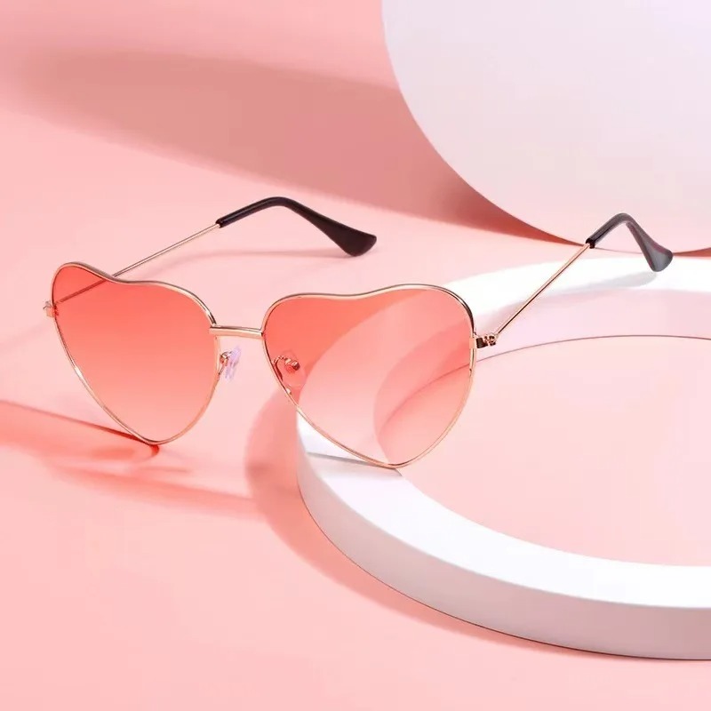 Fashion Heart Shaped Metal Sun - огляд і ціна Women'S Fashion Eyewear