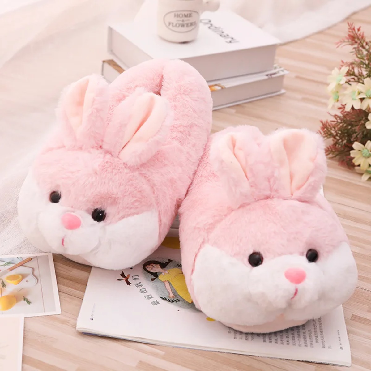Women House Fur Slippers Casua - огляд і ціна Women'S Fashion Walking Shoes