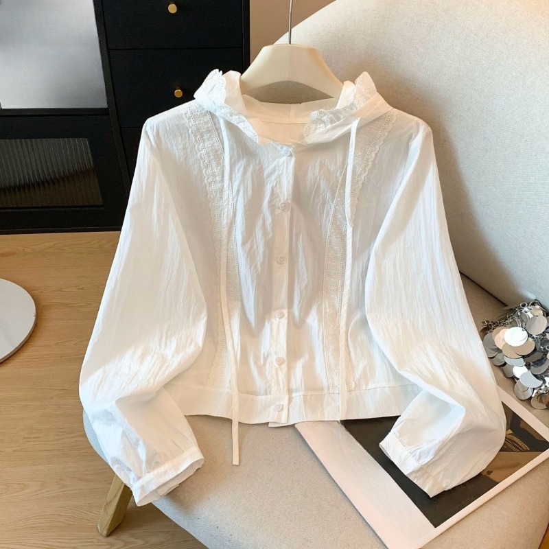 Kimutomo Women Shirts Lace Pat - огляд і ціна Women'S Y2K Fashion Aesthetic