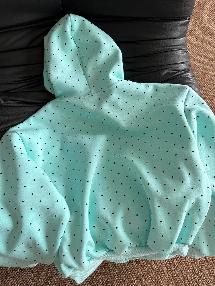2026 New American Polka Dot Sw - огляд і ціна Women'S Fashion Zip Up Hoodies