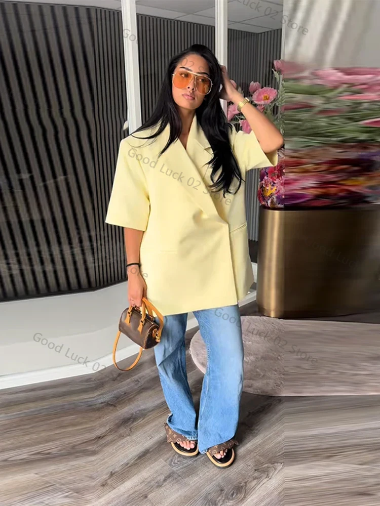 Casual Women's Blazer Coat Sho - огляд і ціна Blazer Women Oversized