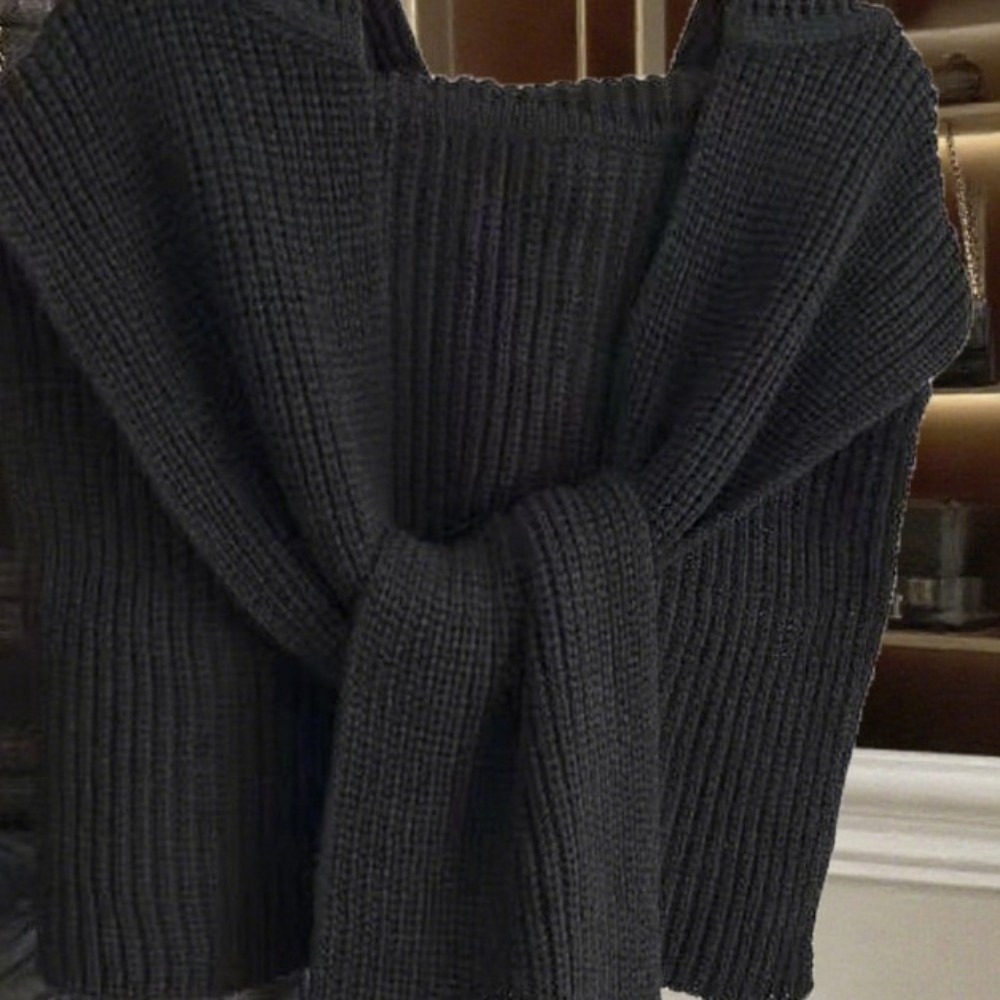 Scarf Oversized Knit Cape Shaw - огляд і ціна Women'S Fashion Poncho
