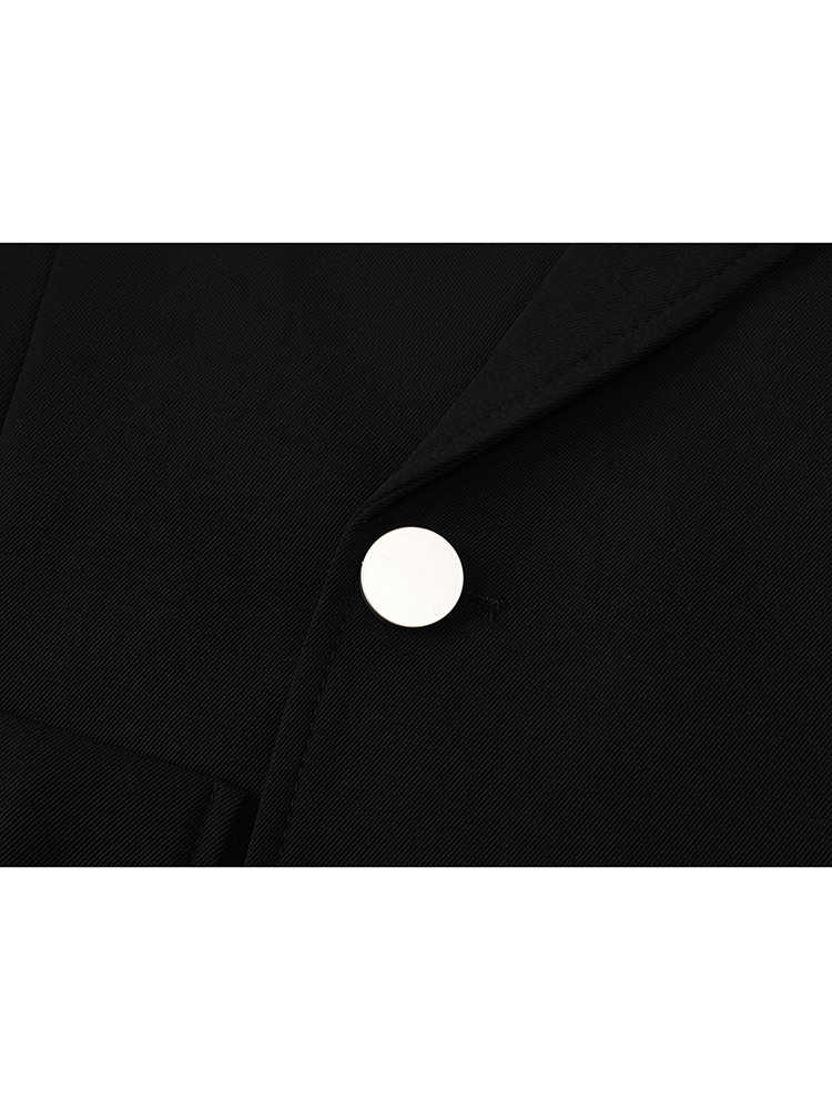 Women Black Gothic Emo Autumn  - огляд і ціна Blazer Women Oversized