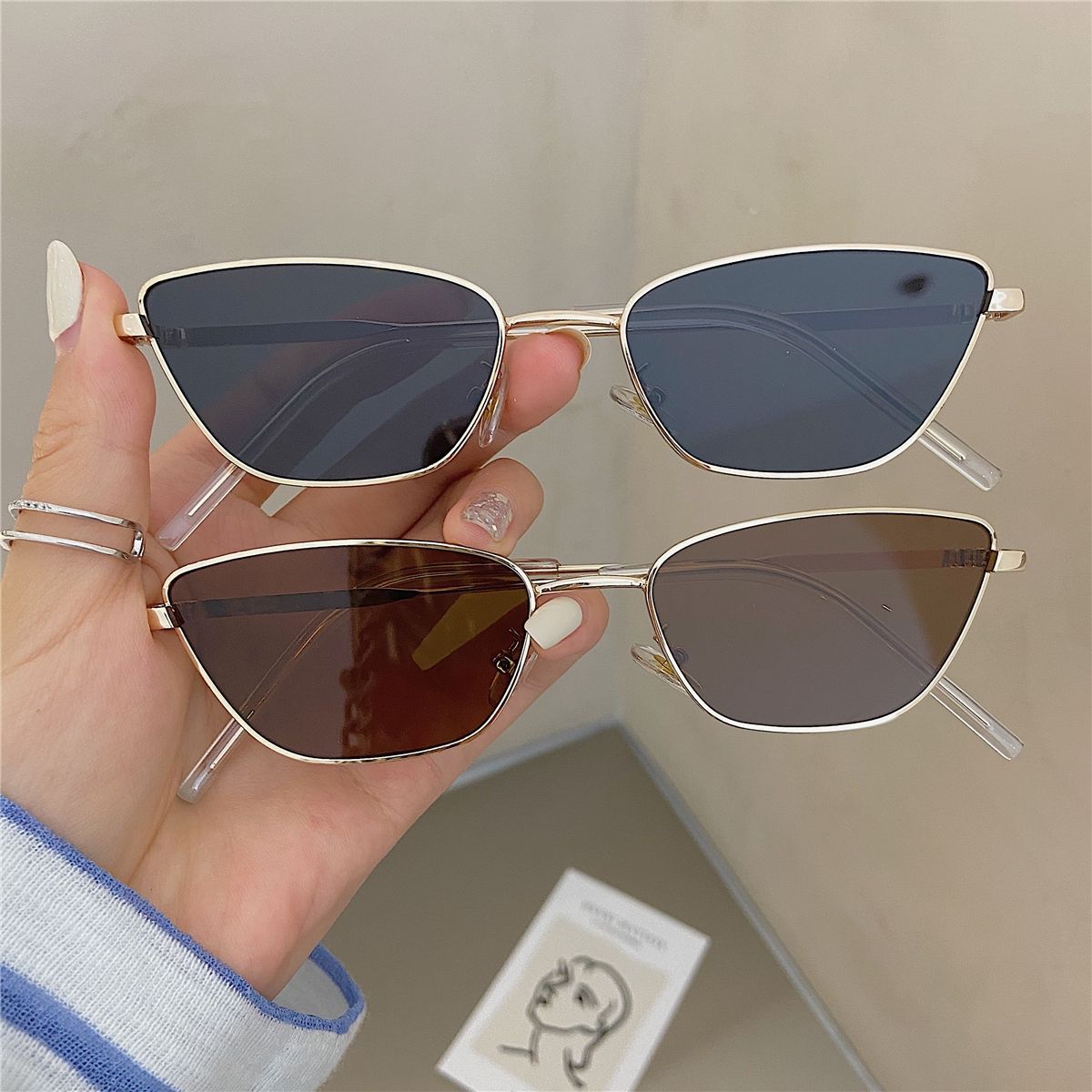 Fashionable Rhombus-Shaped Met - огляд і ціна Women'S Fashion Eyewear