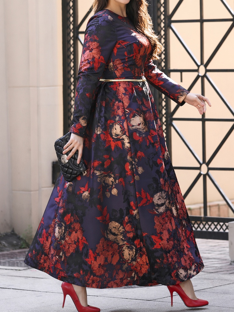 DEVCHATA Plus Size Women Vinta - огляд і ціна Maxi Dress Boho