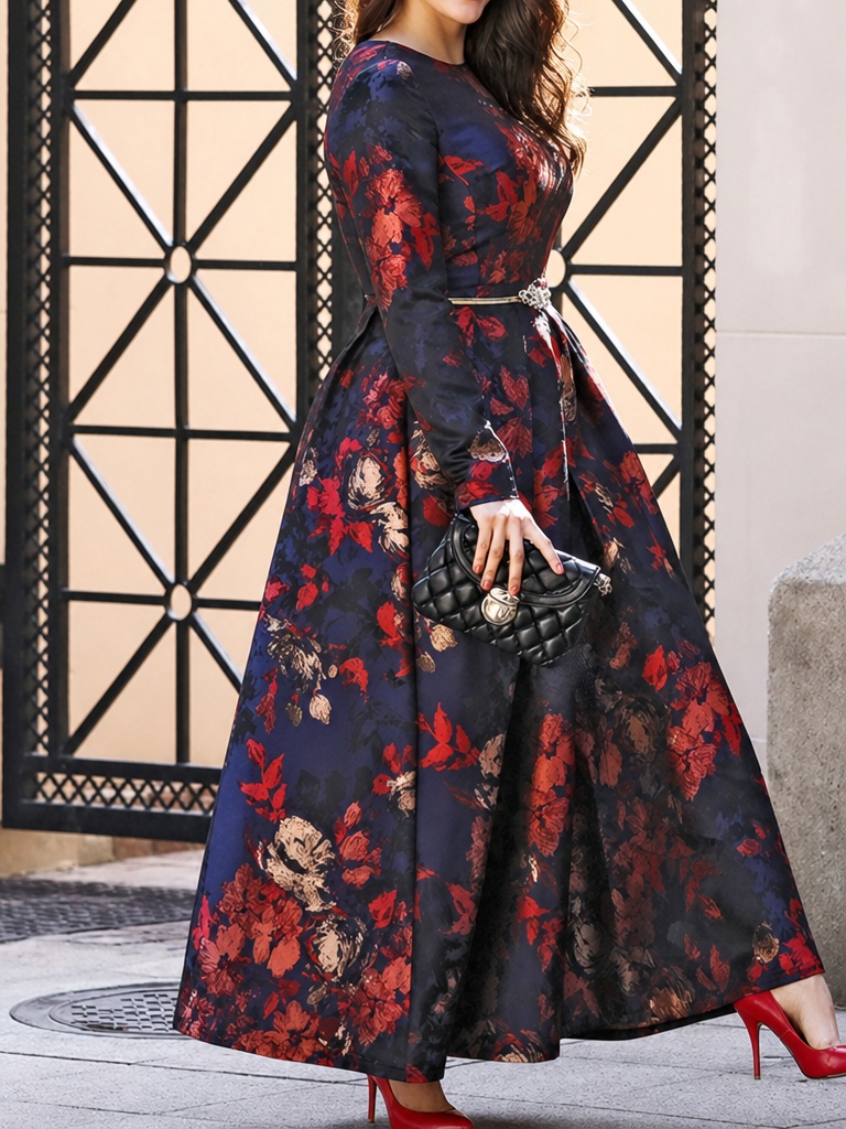 DEVCHATA Plus Size Women Vinta - огляд і ціна Maxi Dress Boho