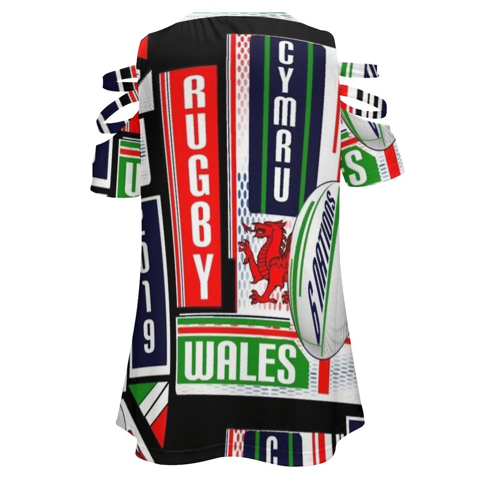 Cymru Welsh Wales Rugby Team D - огляд і ціна Women'S Fashion Rugby Top
