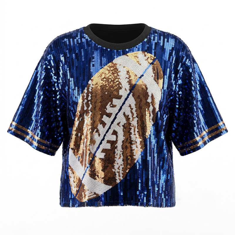 Summer New Fashion Rugby Print - огляд і ціна Women'S Fashion Rugby Top