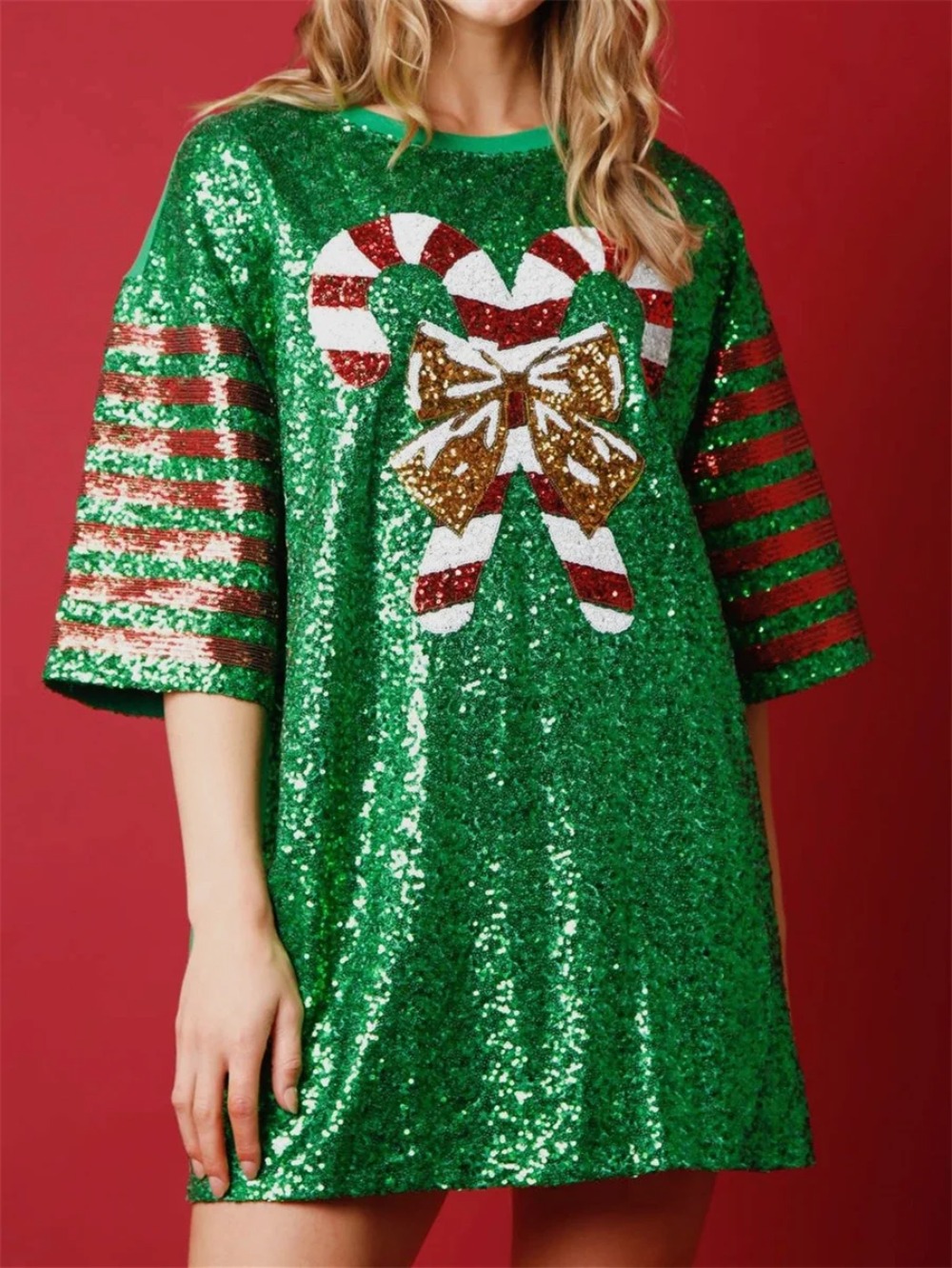 Women Sequined  Long T-Shirts  - огляд і ціна Women'S Fashion Rugby Top