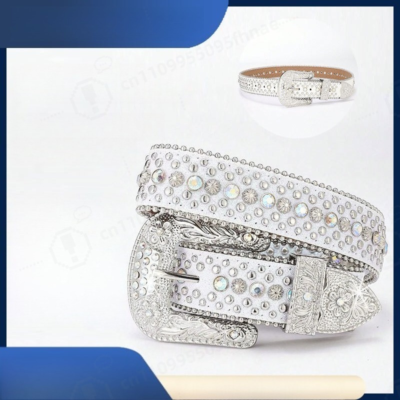 Y2K Style Rhinestone Belt For  - огляд і ціна Fashion Women Belt
