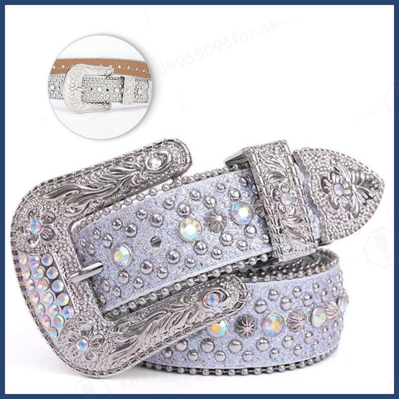 Y2K Style Rhinestone Belt For  - огляд і ціна Fashion Women Belt