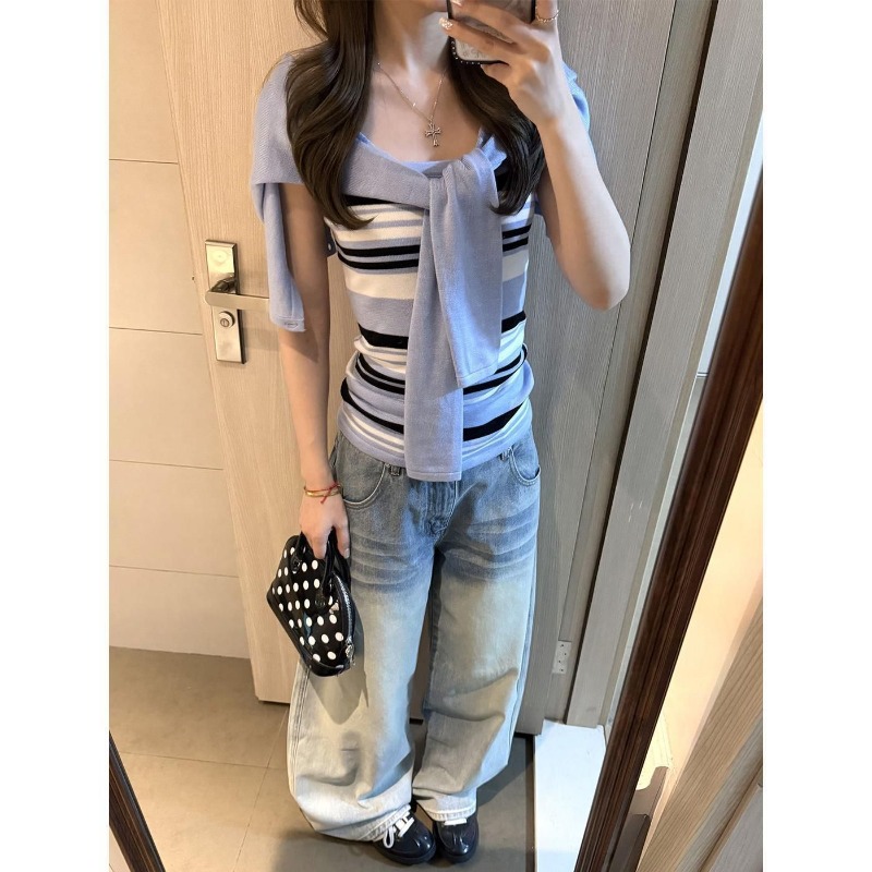 Blue Knitted Suits Women 2026  - огляд і ціна Women'S Y2K Fashion Aesthetic
