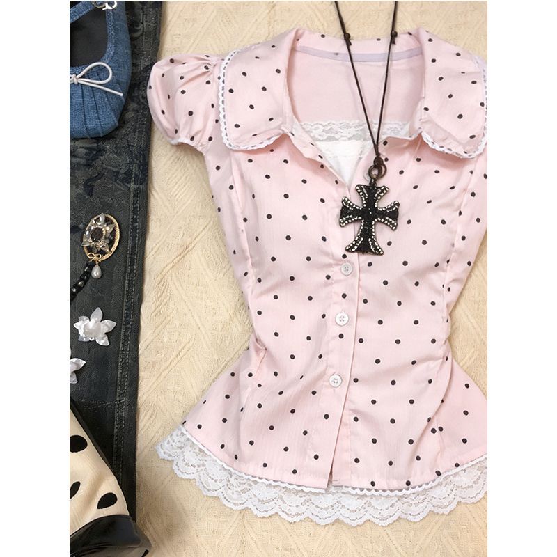 Kimotimo Sweet Polka Dot Short - огляд і ціна Women'S Y2K Fashion Aesthetic