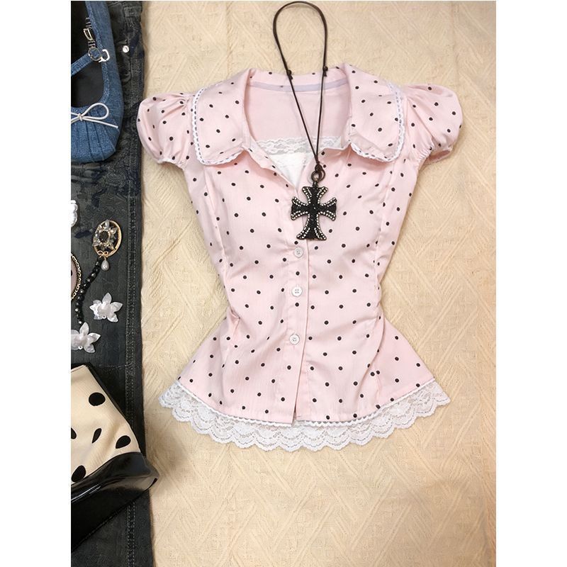 Kimotimo Sweet Polka Dot Short - огляд і ціна Women'S Y2K Fashion Aesthetic