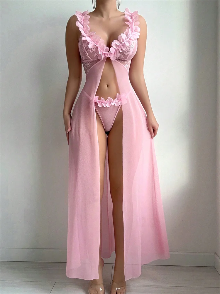 Pink Floral Sexy Nighties Wome - огляд і ціна Women'S Fashion Line
