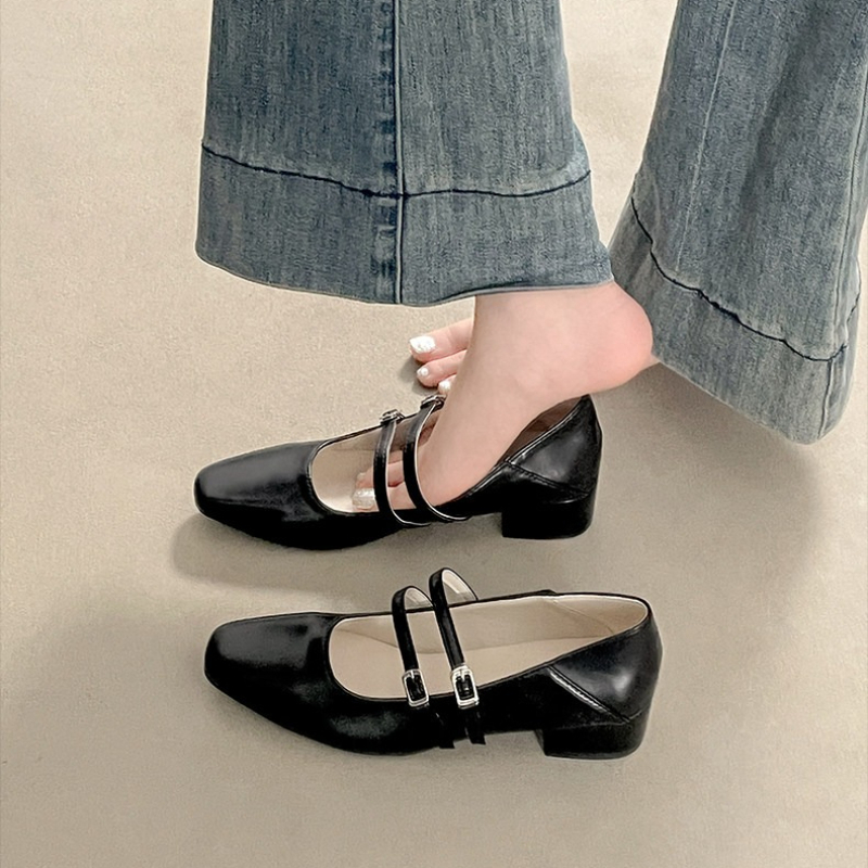 Square Toe Low Heel Women Silv - огляд і ціна Fashion Women Belt